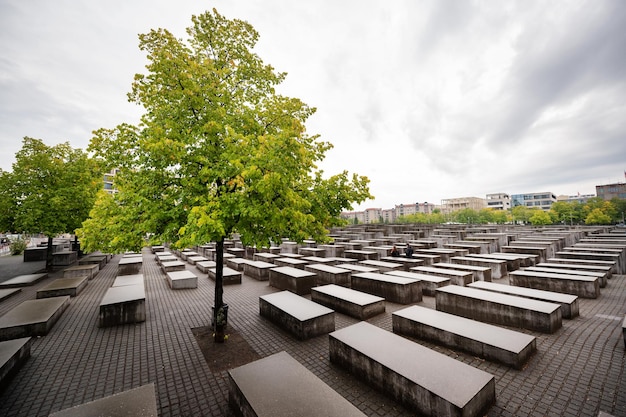 Kostenloses Foto denkmal für die ermordeten juden europas in der berliner innenstadt