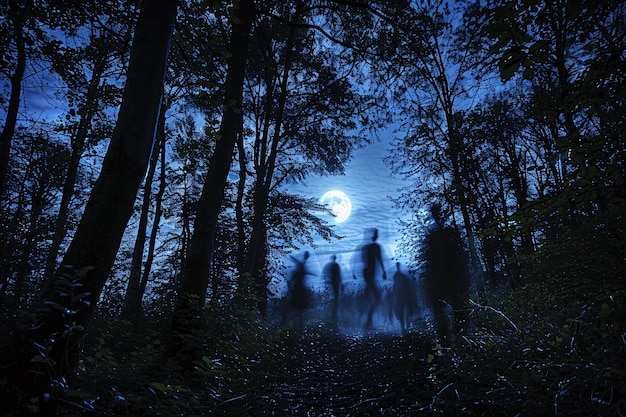 Kostenloses Foto der dunkle aokigahara-wald