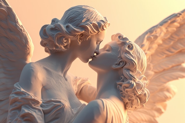 Der internationale Tag des Küsses wird gefeiert.