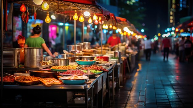 Der nächtliche Straßenmarkt