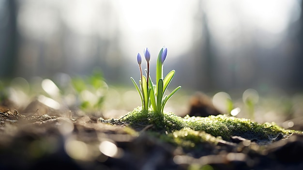 Kostenloses Foto der zauber der frühlingsblüten und des frischen lebens