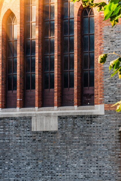 Detail Blick auf Vintage Gebäude