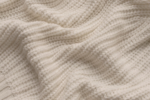Detail der gemütlichen Kleidung Textur hautnah