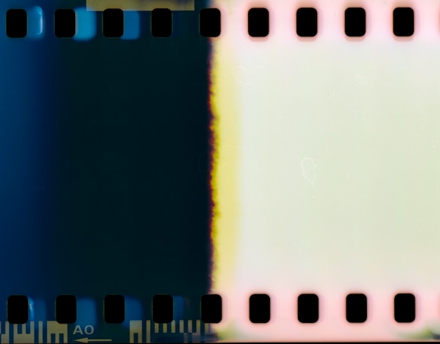 Details der Filmtextur hautnah