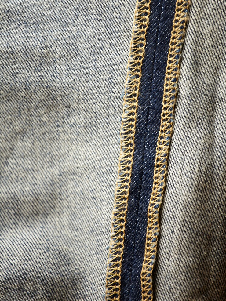 die Blue Jeans Stoffdetails