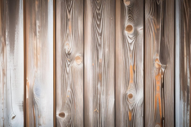 Die Holzwand besteht aus Naturholz