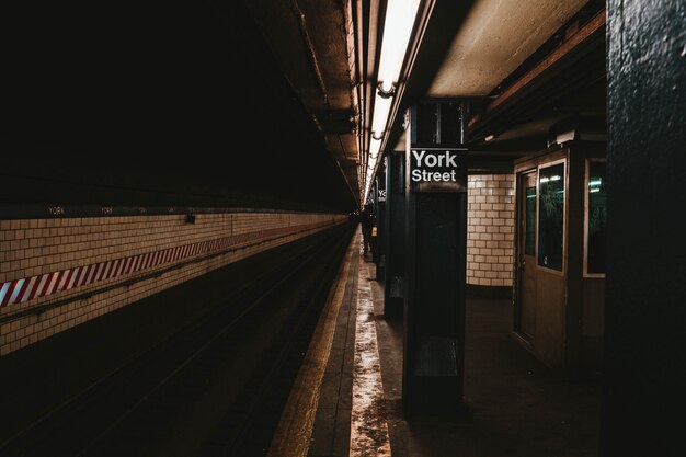 Die New Yorker U-Bahnstation