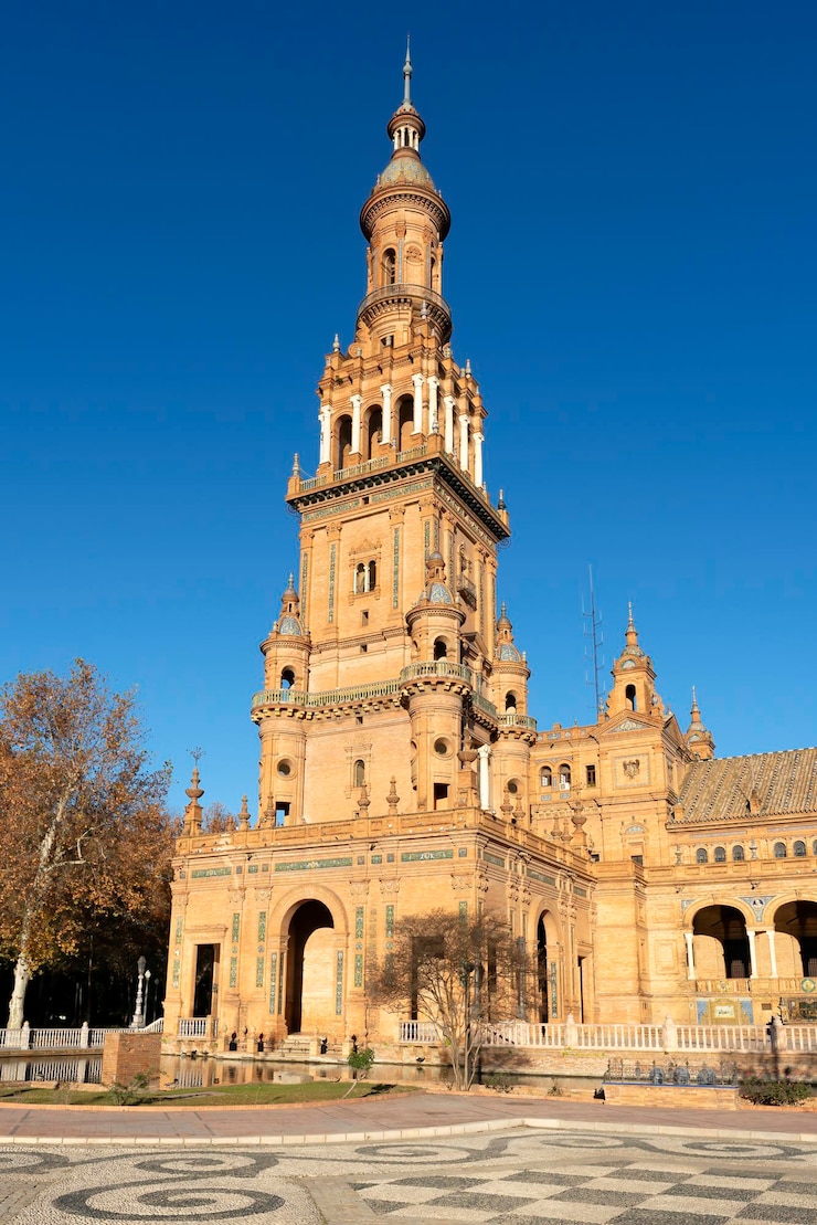 Kostenlose Foto die plaza de españa in sevilla