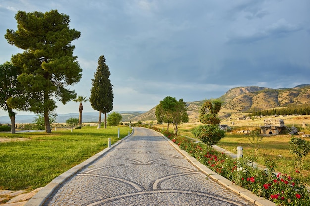 Die Türkei ist eine Torstadt in der antiken Stadt Hierapolis