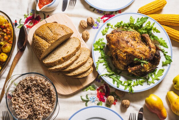 Die Türkei und Brot zum Erntedankfest