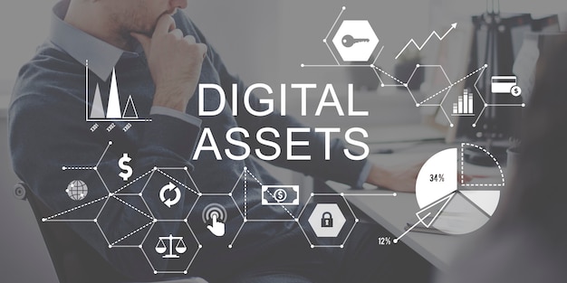 Digital Assets Business Management System-Konzept