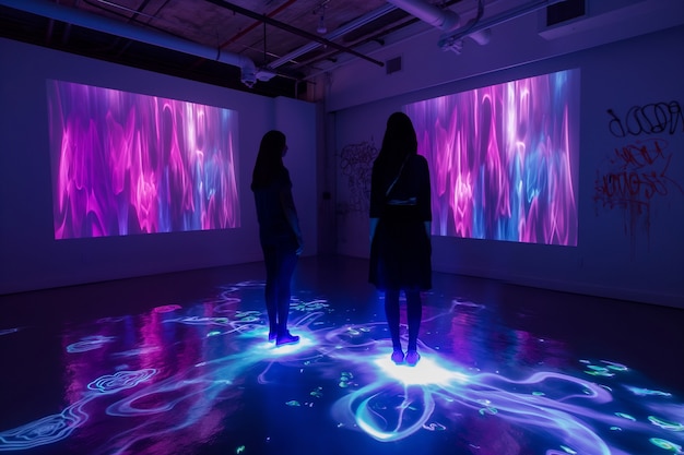 Digitale künstlerische Immersions-Ausstellung
