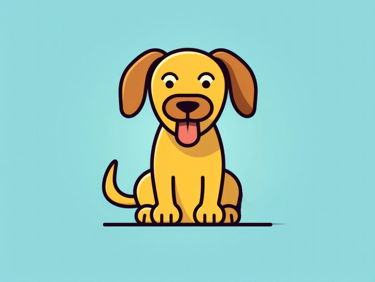 Kostenlose Foto digitale kunst süßer hund