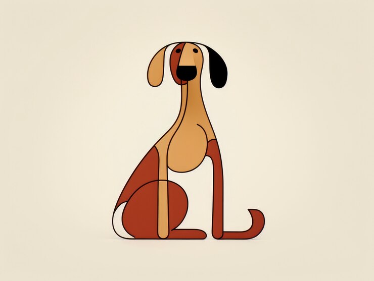 Kostenlose Foto digitale kunst süßer hund