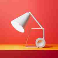 Kostenloses Foto digitaler kunstlichtlampen-design