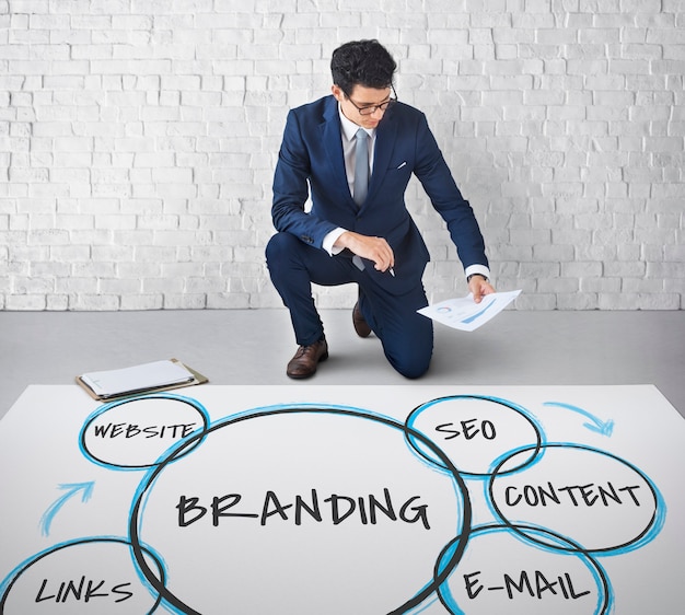 Digitales Marketing Branding Loyalitätsgrafiken