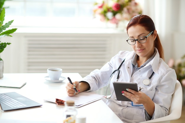 Doktor bei der Arbeit