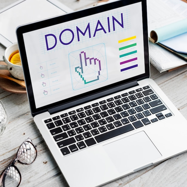 Kostenloses Foto domain links seo webinar cyberspace-konzept