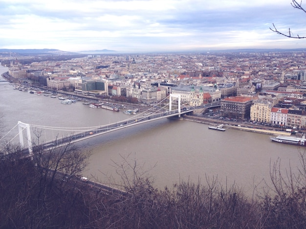 Donau in Budapest Ungarn