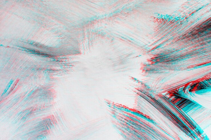 Kostenlose Foto doppelte farbbelichtung pinsel abstrakter hintergrund