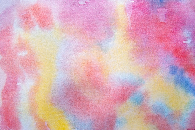 Draufsicht Aquarellfarbe Tapete