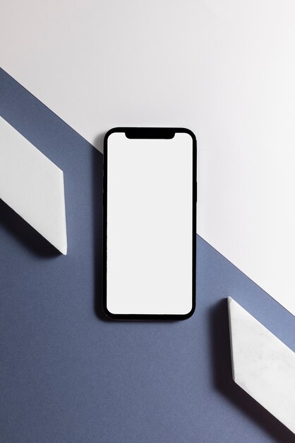 Draufsicht minimales Smartphone
