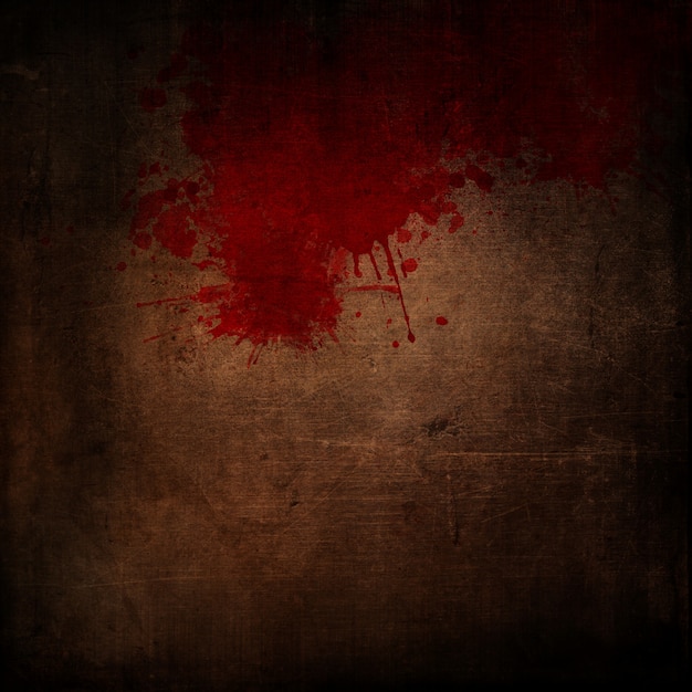Dunkle Grunge-Stil Hintergrund mit Blut spritzt