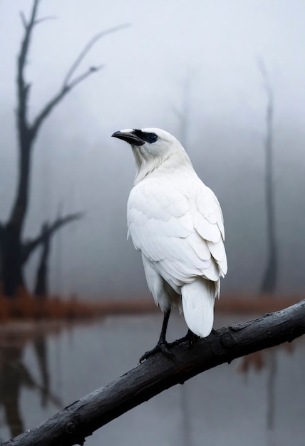 Kostenloses Foto dunkle szene von krähen in der natur
