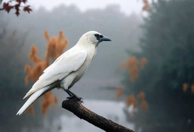 Dunkle Szene von Krähen in der Natur