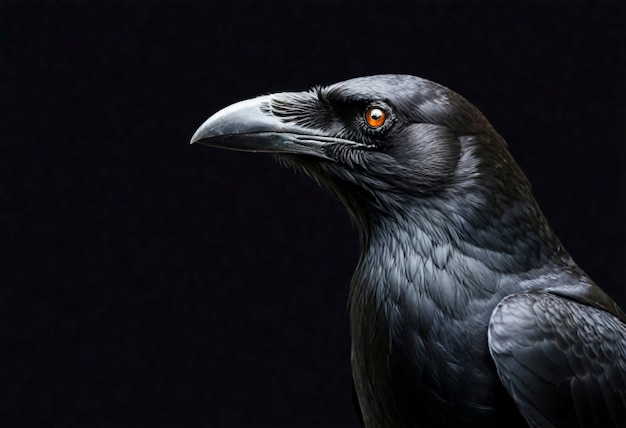 Kostenloses Foto dunkle szene von krähen in der natur