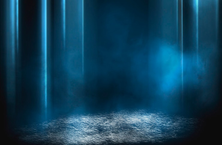 Kostenlose Foto dunkler raum mit hellem hintergrund