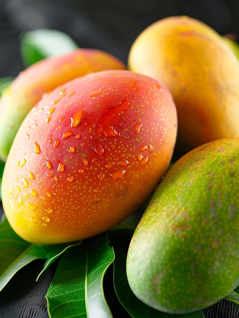 Kostenloses Foto ein köstliches mango-stillleben