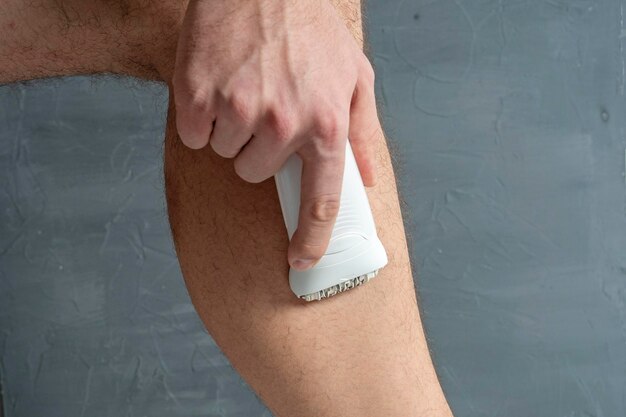 Männer beinhaare