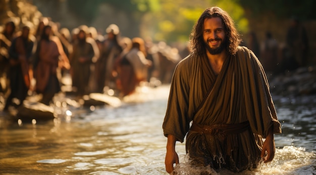 Kostenloses Foto ein wichtiges ereignis im leben jesu christi