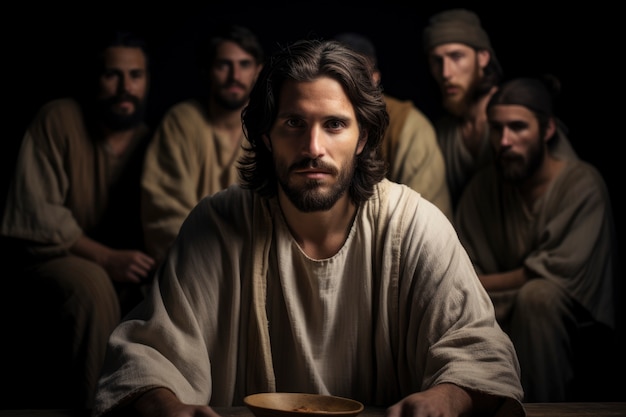 Kostenloses Foto ein wichtiges ereignis im leben jesu christi