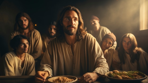 Kostenloses Foto ein wichtiges ereignis im leben jesu christi