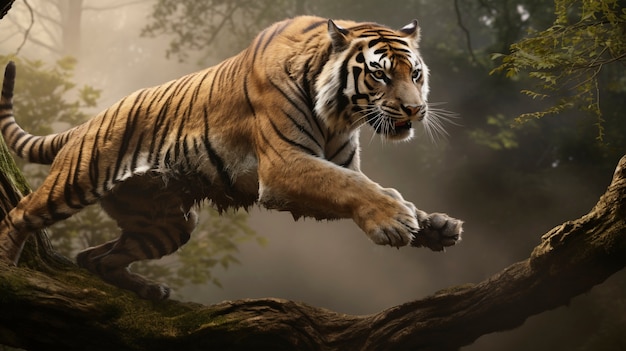 Ein wilder Tiger in der Natur