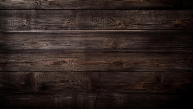 Eine Holzwand mit dunklem Hintergrund und dunklem Hintergrund.