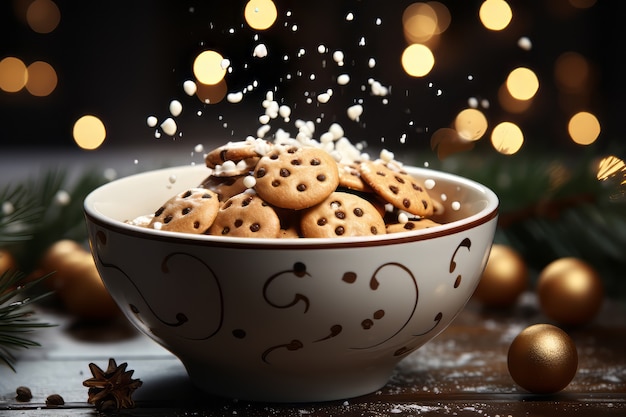 Eine köstliche Weihnachts-Finger-Food-Arrangement