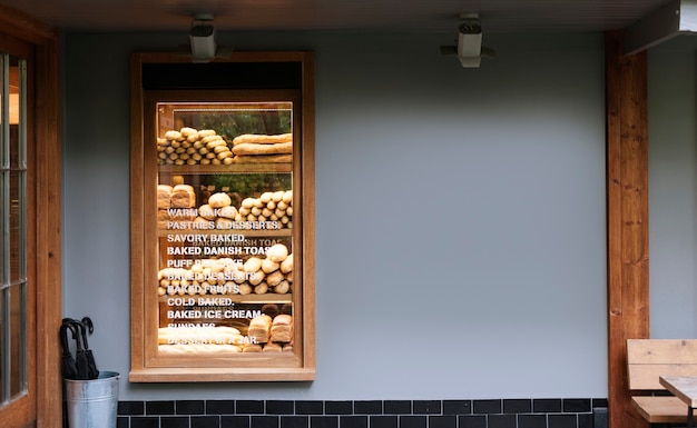 Eine trendige Bäckerei