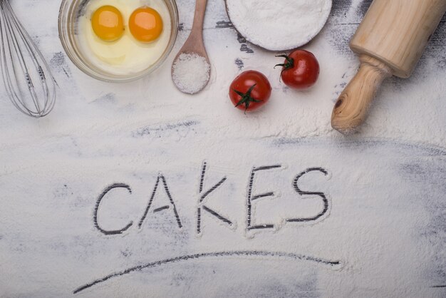 Einen Kuchen backen