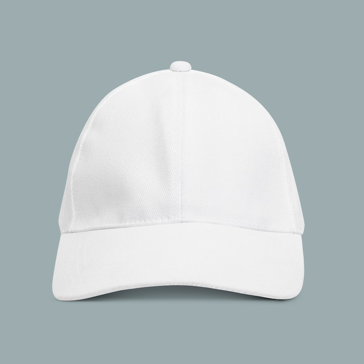 Kostenlose Foto einfaches kopfbedeckungs-accessoire mit weißer kappe