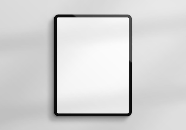 Kostenloses Foto einfaches tablet pro auf hellem hintergrund