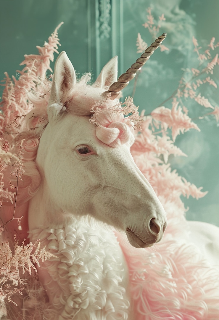 Kostenlose Foto einhornkopf aus der fantasie