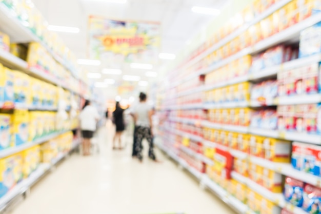 Einzelhandel Supermarkt Obst Regal Licht