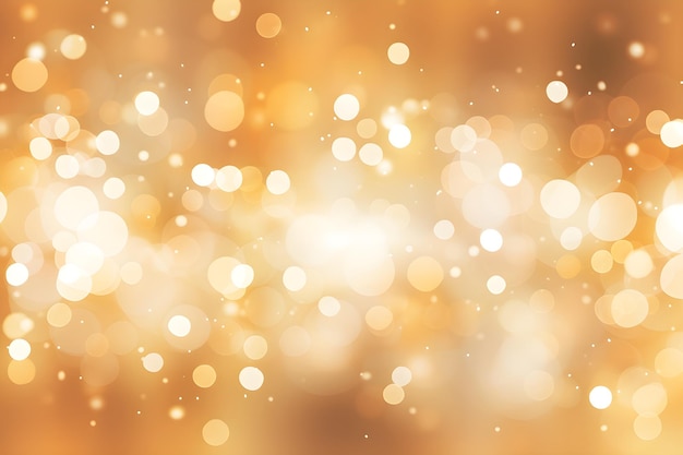 Kostenloses Foto elegante kreisförmige lichter goldener bokeh-hintergrund