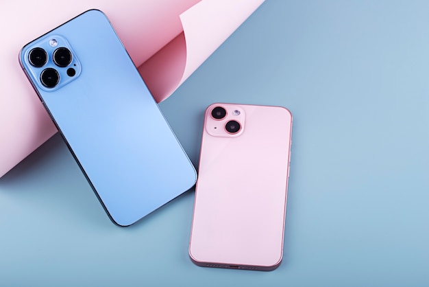 Elegante Smartphone-Komposition