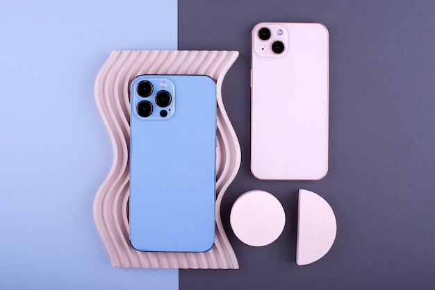 Elegante Smartphone-Komposition