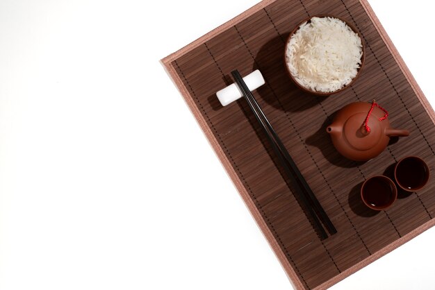 Elegante und minimalistische Reisschale