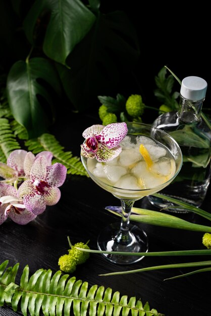 Elegantes veganes Alkoholarrangement